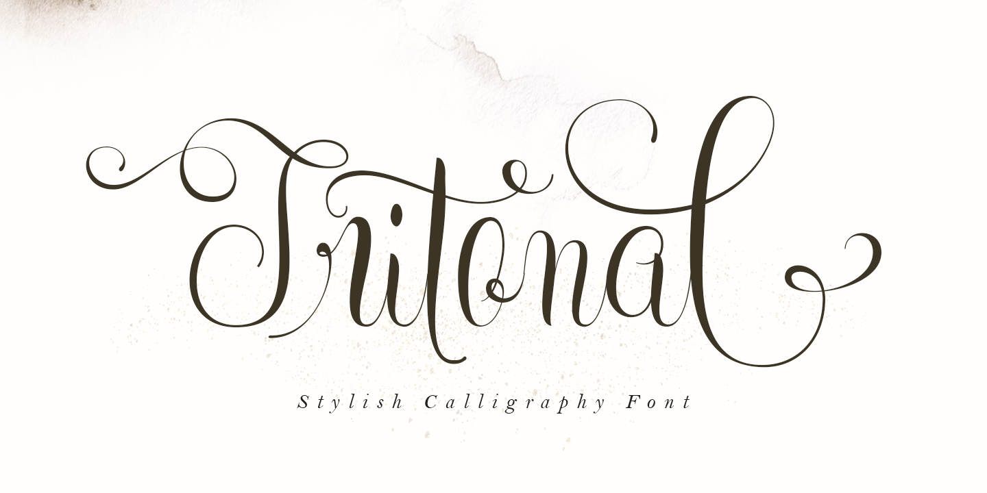 Example font Tritonal #13